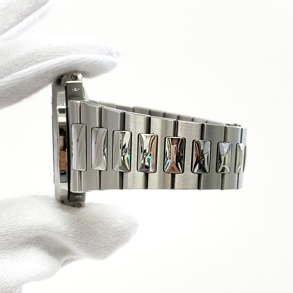 Nautilus 40mm Annual Calendar Moon Phases Stainless Steel Blue Tiffany Dial 5726/1A‐014