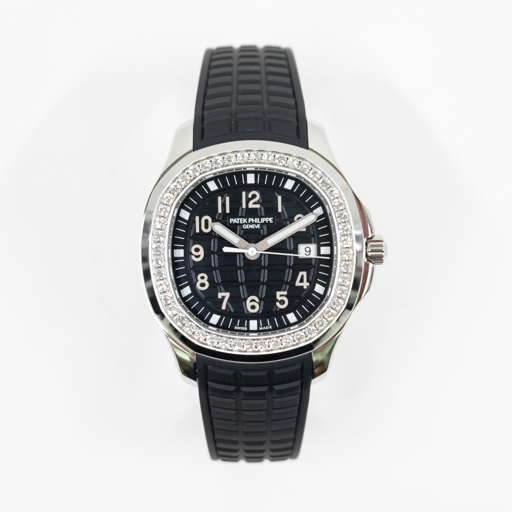 Aquanaut Luce 38.8mm Stainless Steel Diamond Bezel Quartz  5267/200A-001