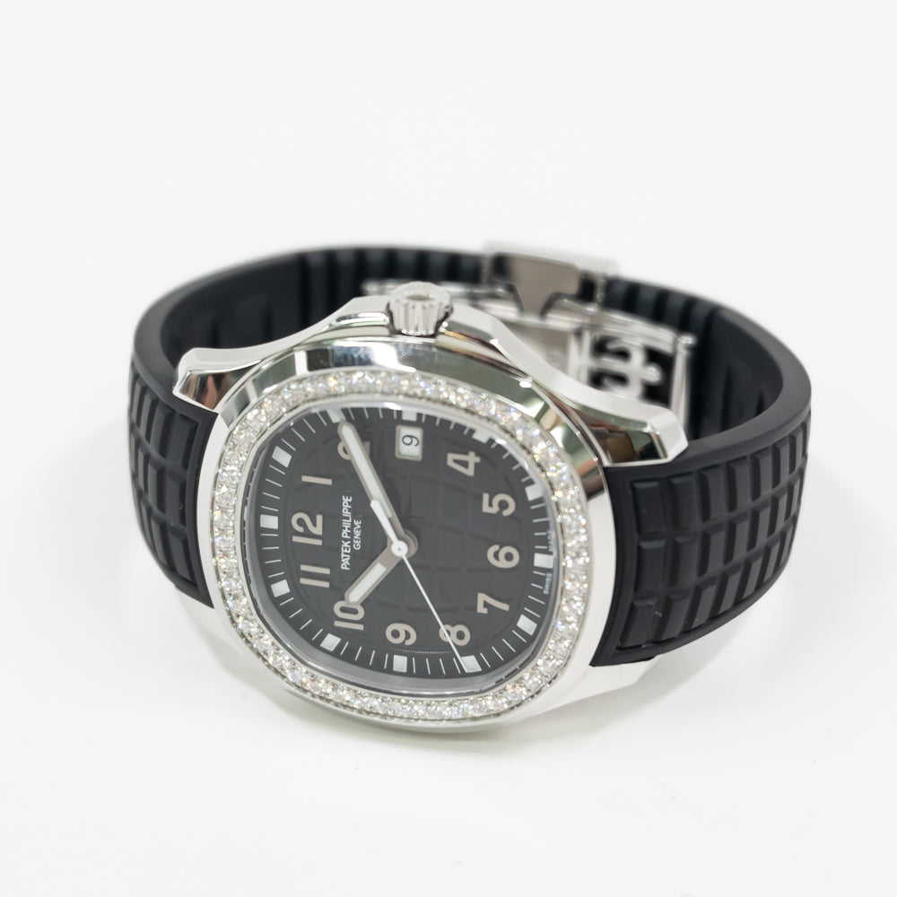 Aquanaut Luce 38.8mm Stainless Steel Diamond Bezel Quartz  5267/200A-001