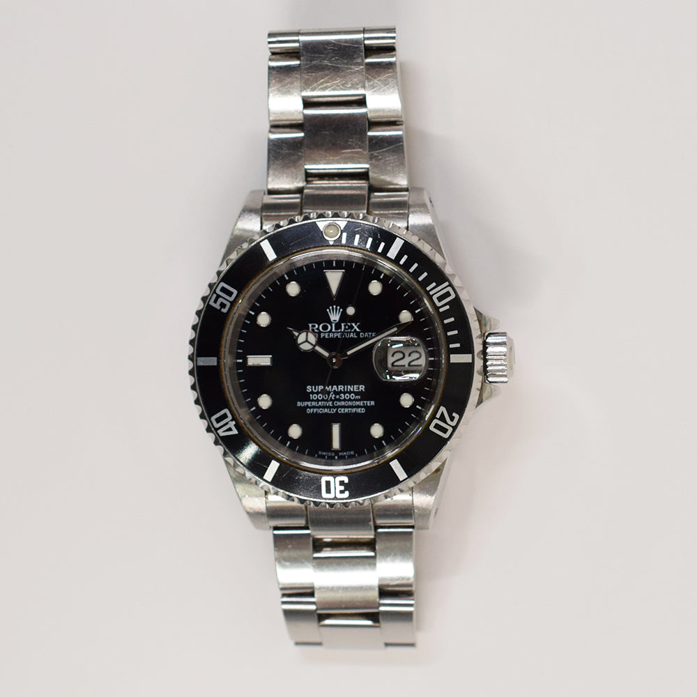 Submariner No Date 41mm Aluminium Stainless Steel 16610