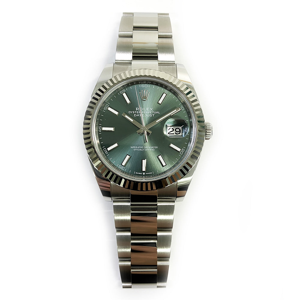 Datejust 41mm Steel and White Gold 126334