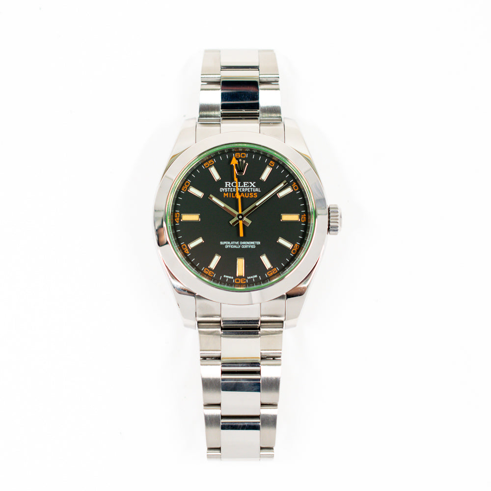 Milgauss Green Crystal 116400GV