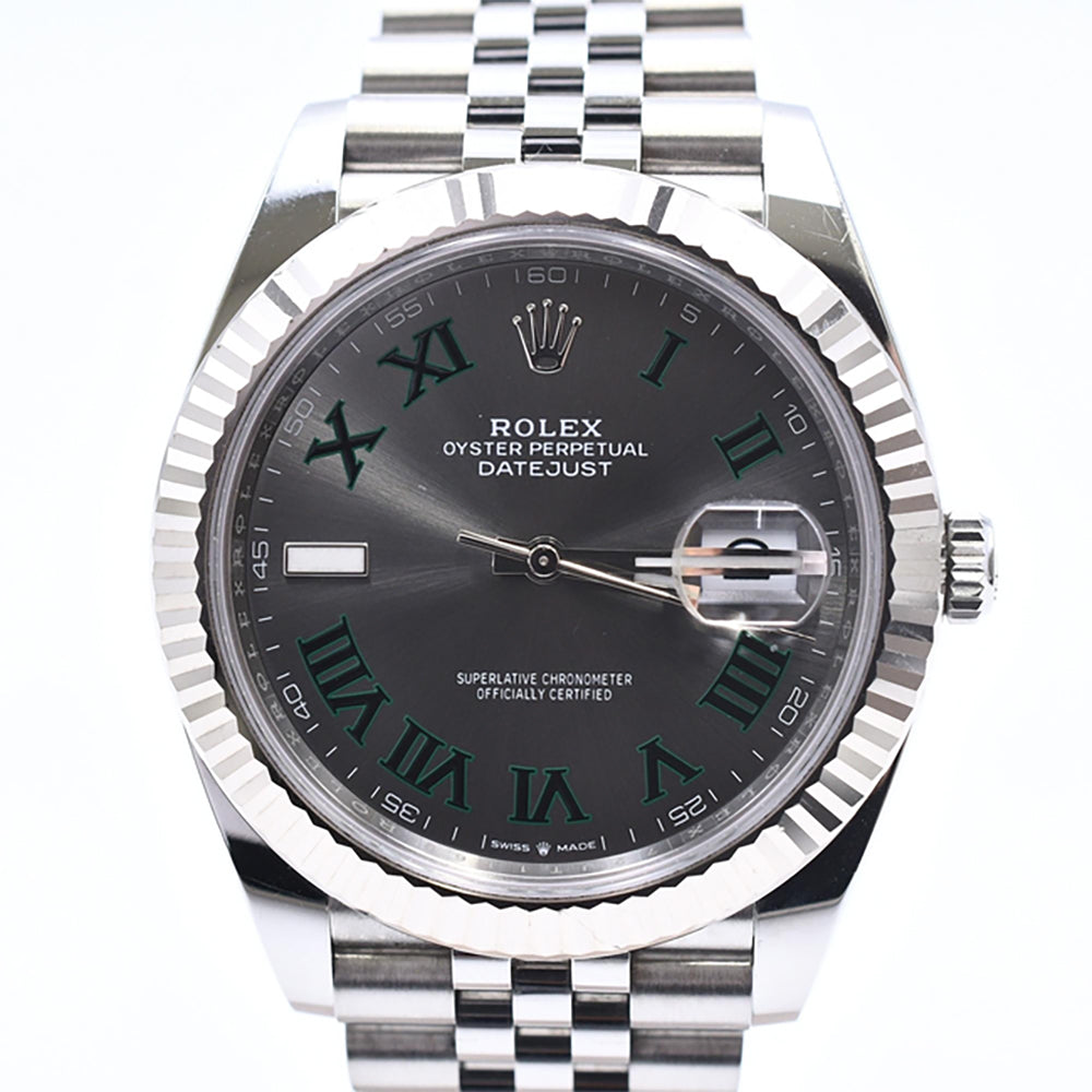 Datejust 41mm Steel and White Gold 126334