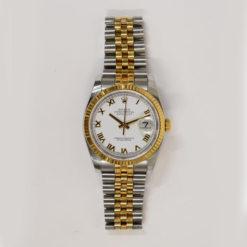 Datejust 36mm Steel and Yellow Gold 116233