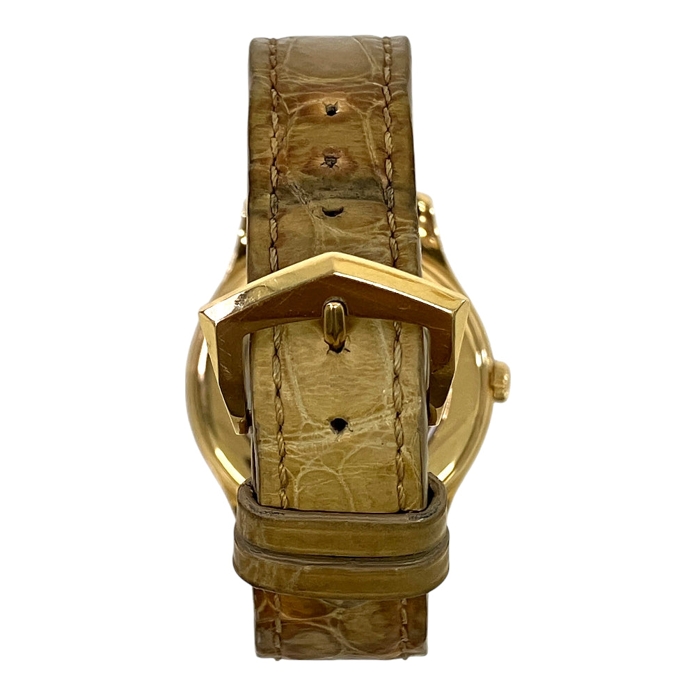 Calatrava 33mm Rose Gold Diamonds Bezel Manual 4897R-010