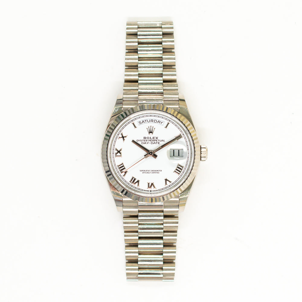 Day-Date 36mm White Gold 128239