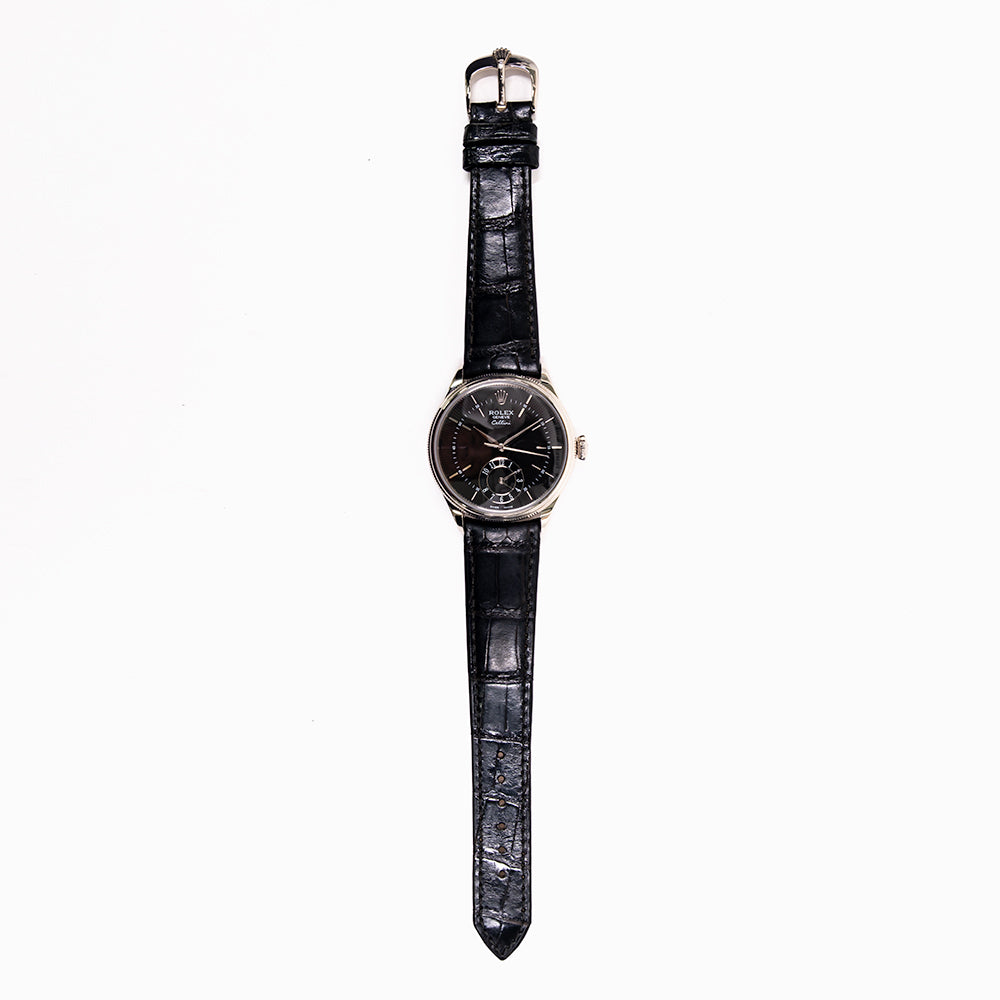 Cellini Dual Time 39mm White Gold 50529