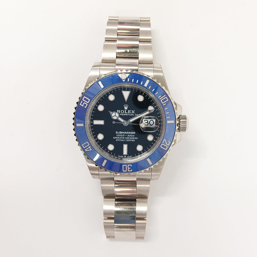 Submariner Date 41mm White Gold Blue Bezel 126619LB