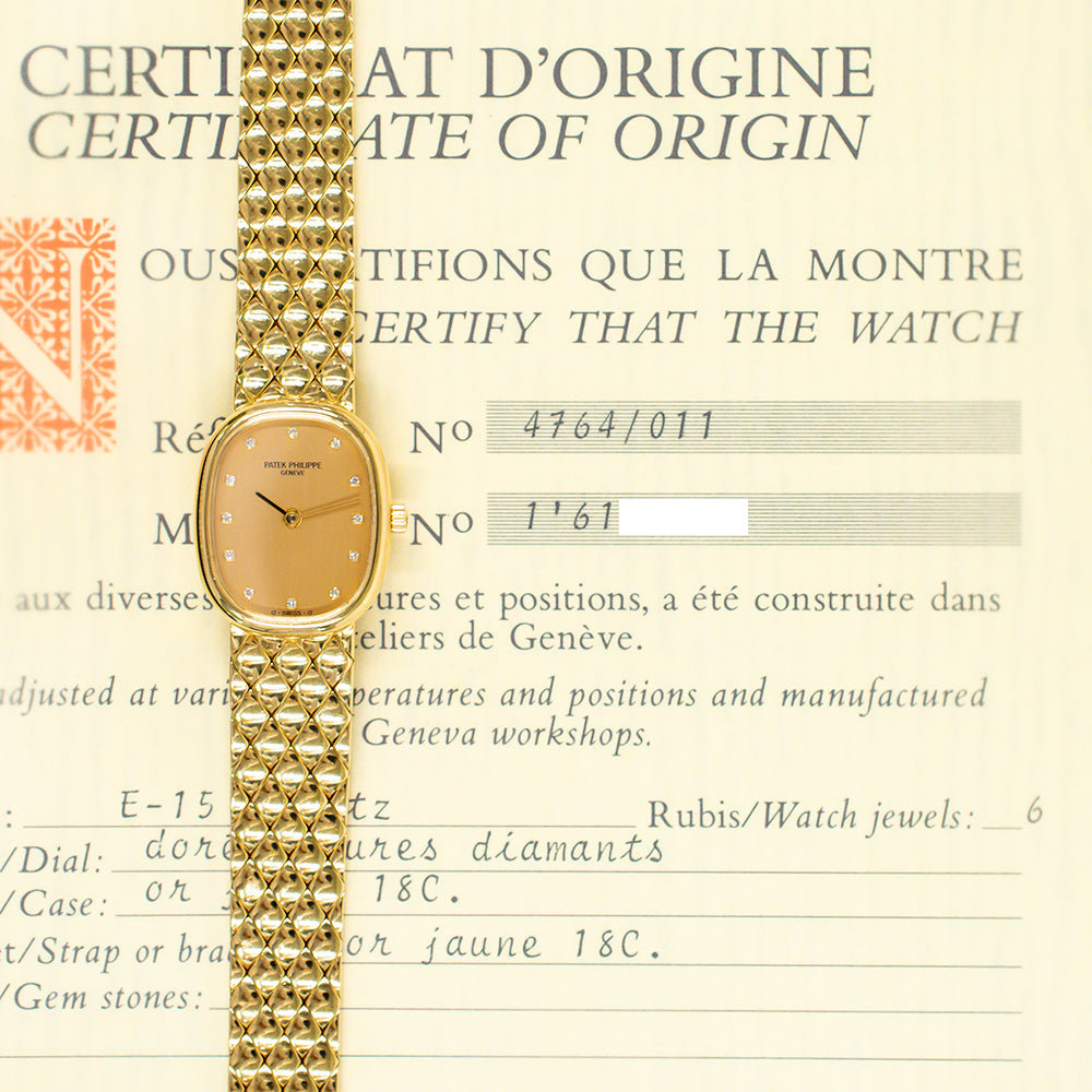 Golden Ellipse 20mm x 24mm Yellow Gold 4764/011