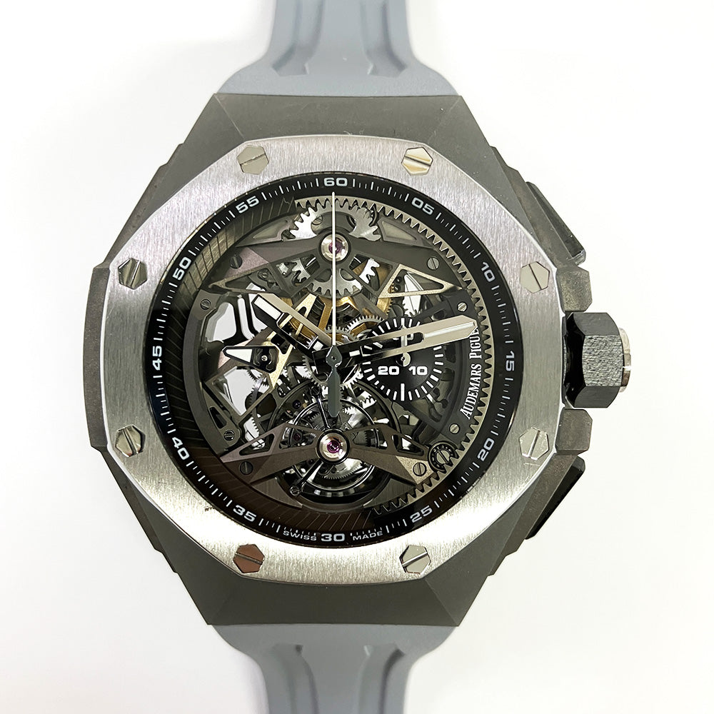 Royal Oak Concept 44mm Tourbillon Chronograph - Titanium 26587TI.OO.D010CA.01