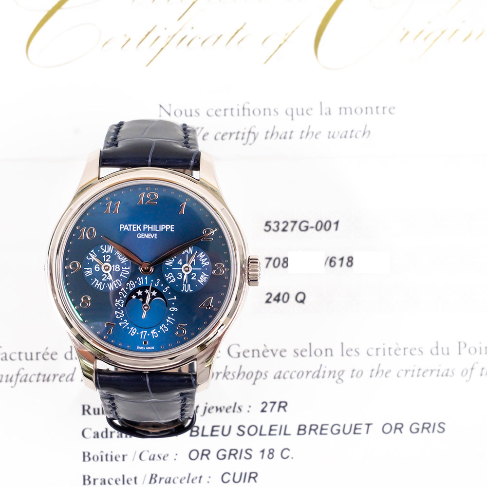 Grand Complications Perpetual Calendar 39mm White Gold 5327G-001