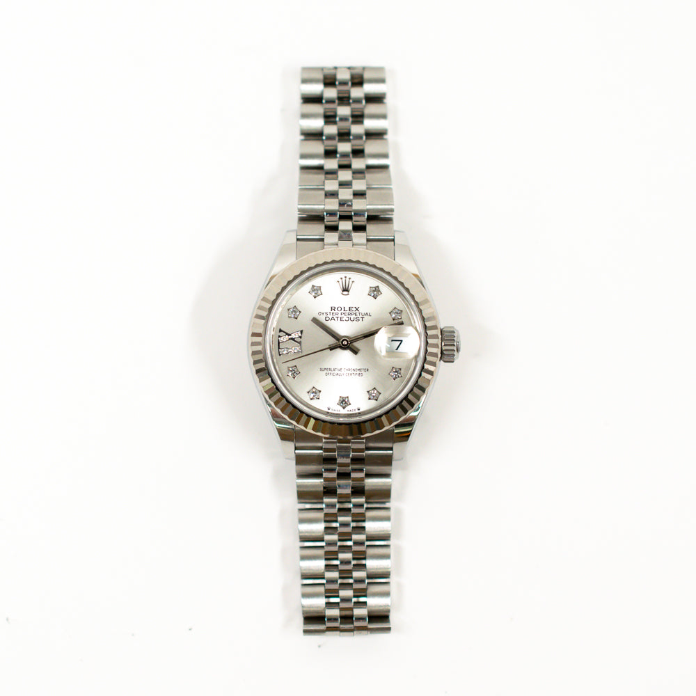 Datejust 28mm Steel and White Gold 279174