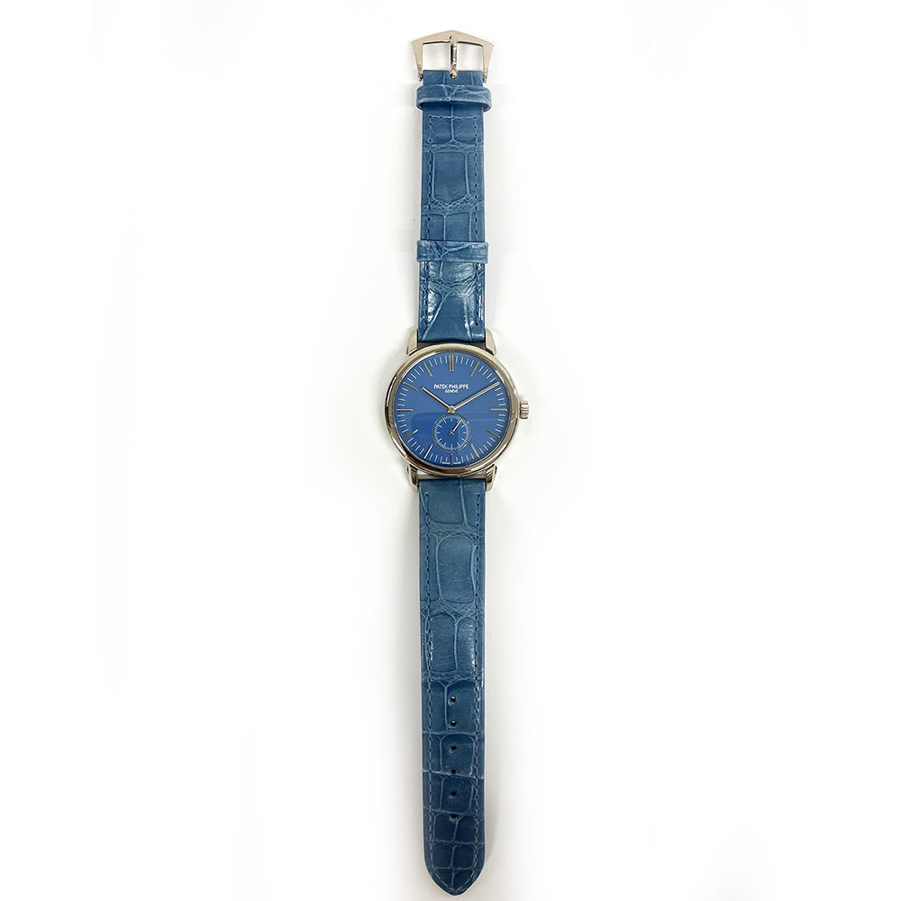 Calatrava White Gold Matching Pair "Tokyo Limited Edition": 36mm Light Blue + 31mm Lilac 6127G-010 & 7127G-010