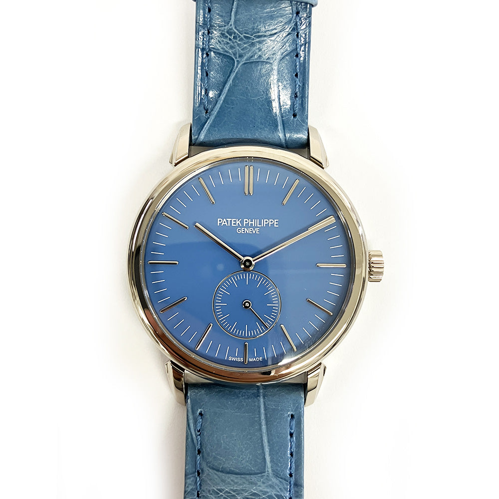 Calatrava White Gold Matching Pair "Tokyo Limited Edition": 36mm Light Blue + 31mm Lilac 6127G-010 & 7127G-010