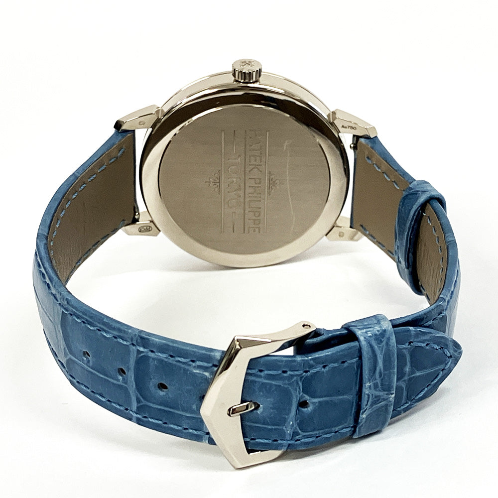 Calatrava White Gold Matching Pair "Tokyo Limited Edition": 36mm Light Blue + 31mm Lilac 6127G-010 & 7127G-010