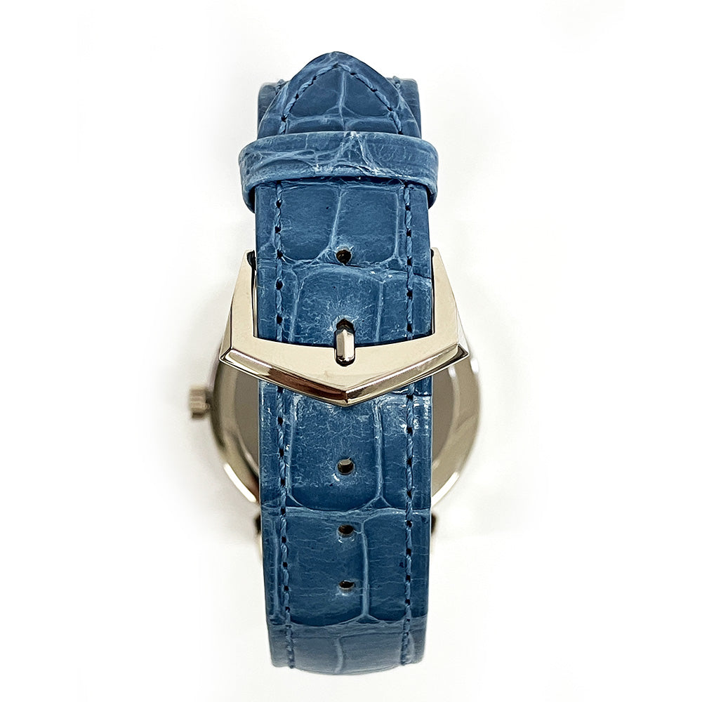 Calatrava White Gold Matching Pair "Tokyo Limited Edition": 36mm Light Blue + 31mm Lilac 6127G-010 & 7127G-010