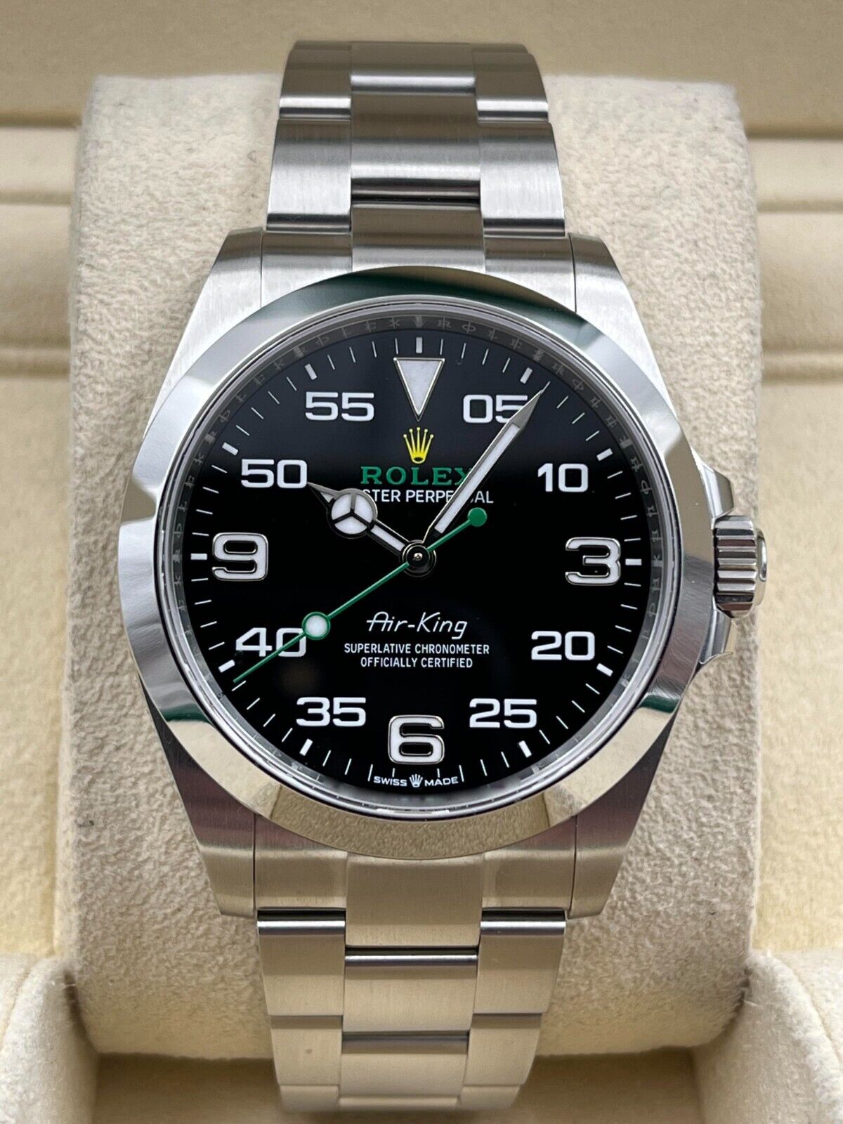 Rolex Air-King 126900 Stainless Steel Unworn – Golden Anvil Jewelers