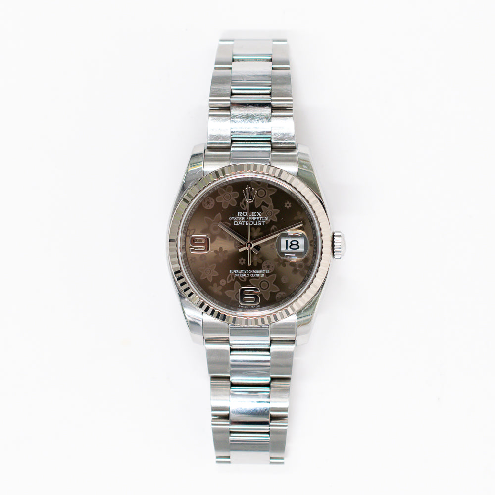 Datejust 36mm Steel and White Gold 116234