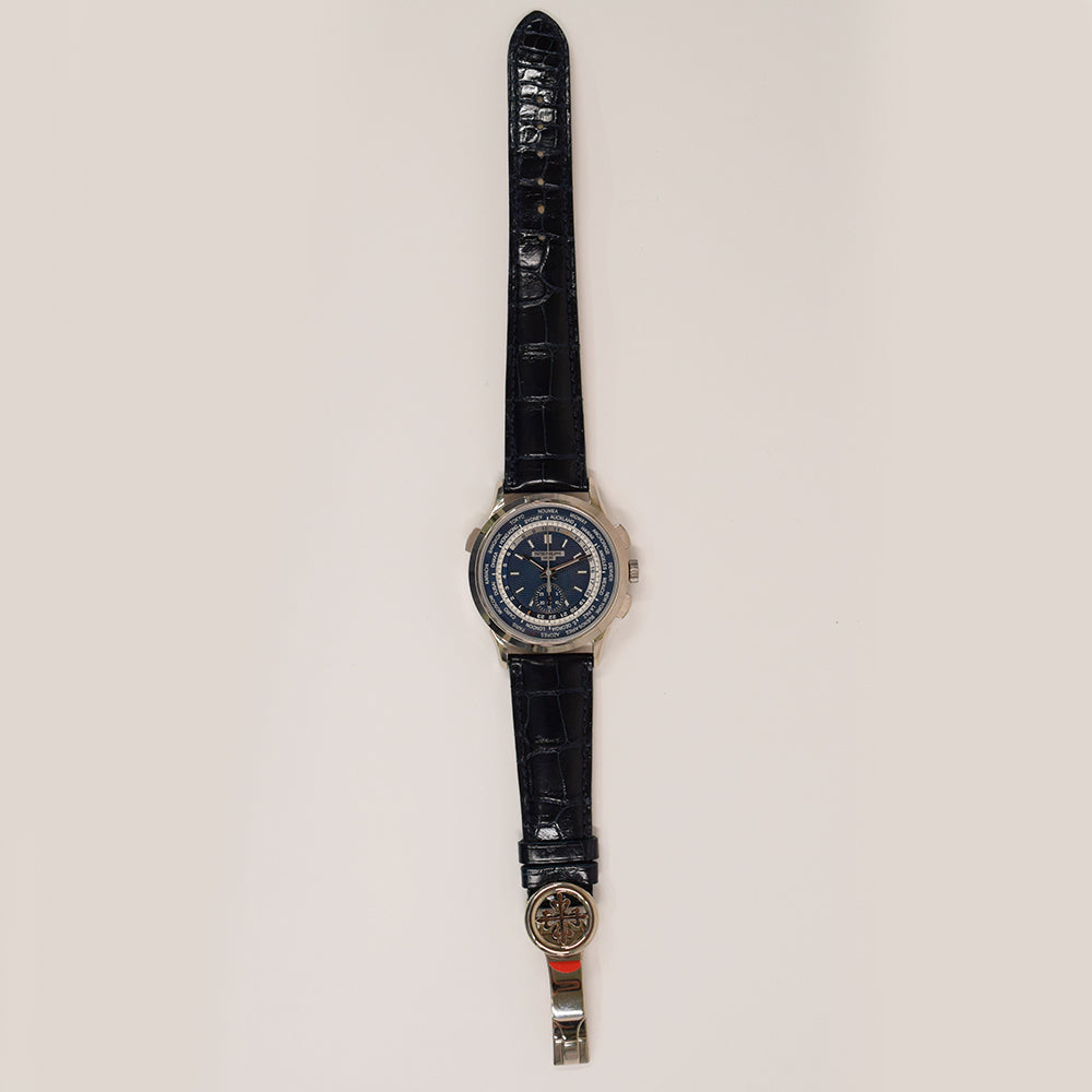 World Time 39.5mm Flyback Chronograph - White Gold 5930G-001