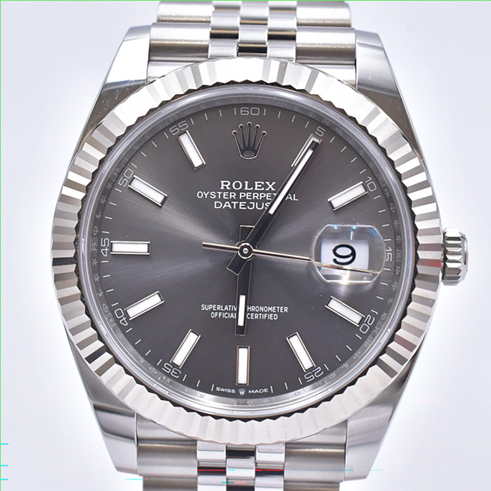 Datejust 41mm Steel and White Gold 126334