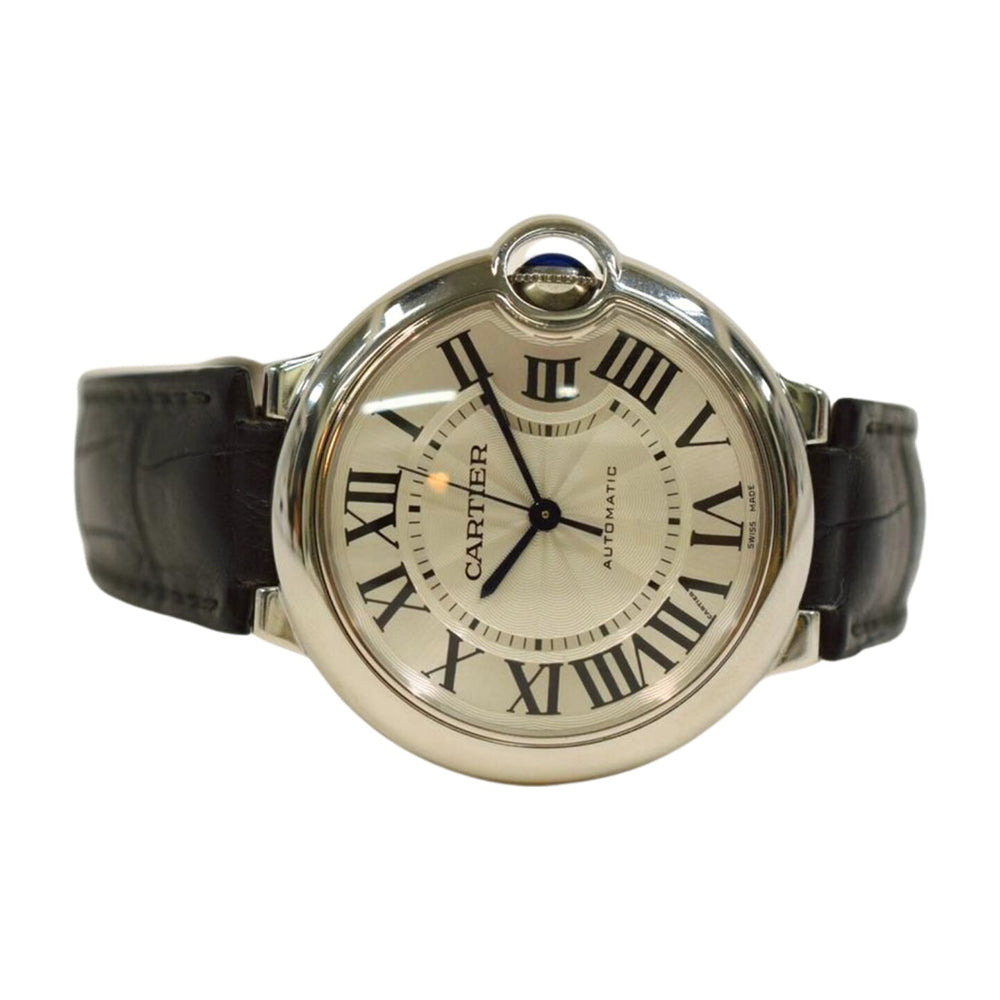 Ballon Bleu 36mm Steel Selfwinding On Leather Strap W69017Z4