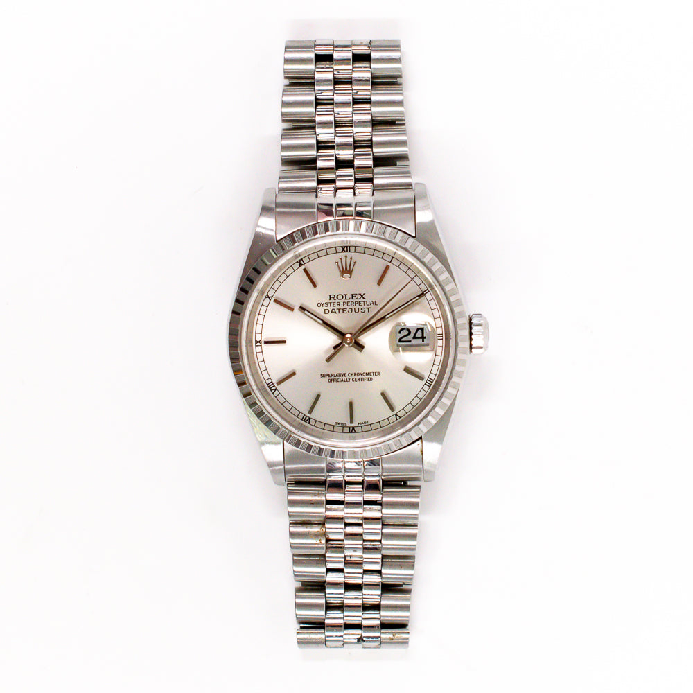 Datejust 36mm Fluted Bezel Steel 16220