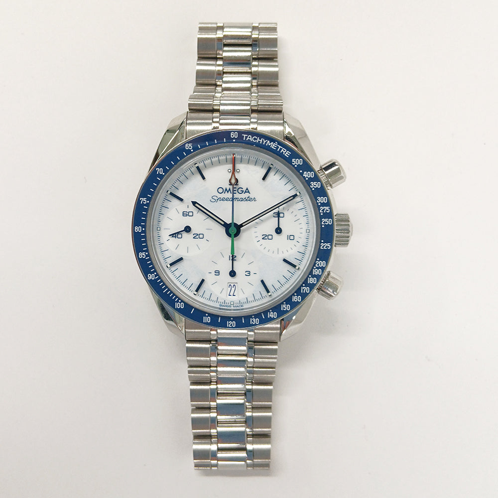 Speedmaster Moonwatch Professional Manual Winding 38mm Blue Bezel Steel - Milano Cortina 2026 522.30.38.50.04.002