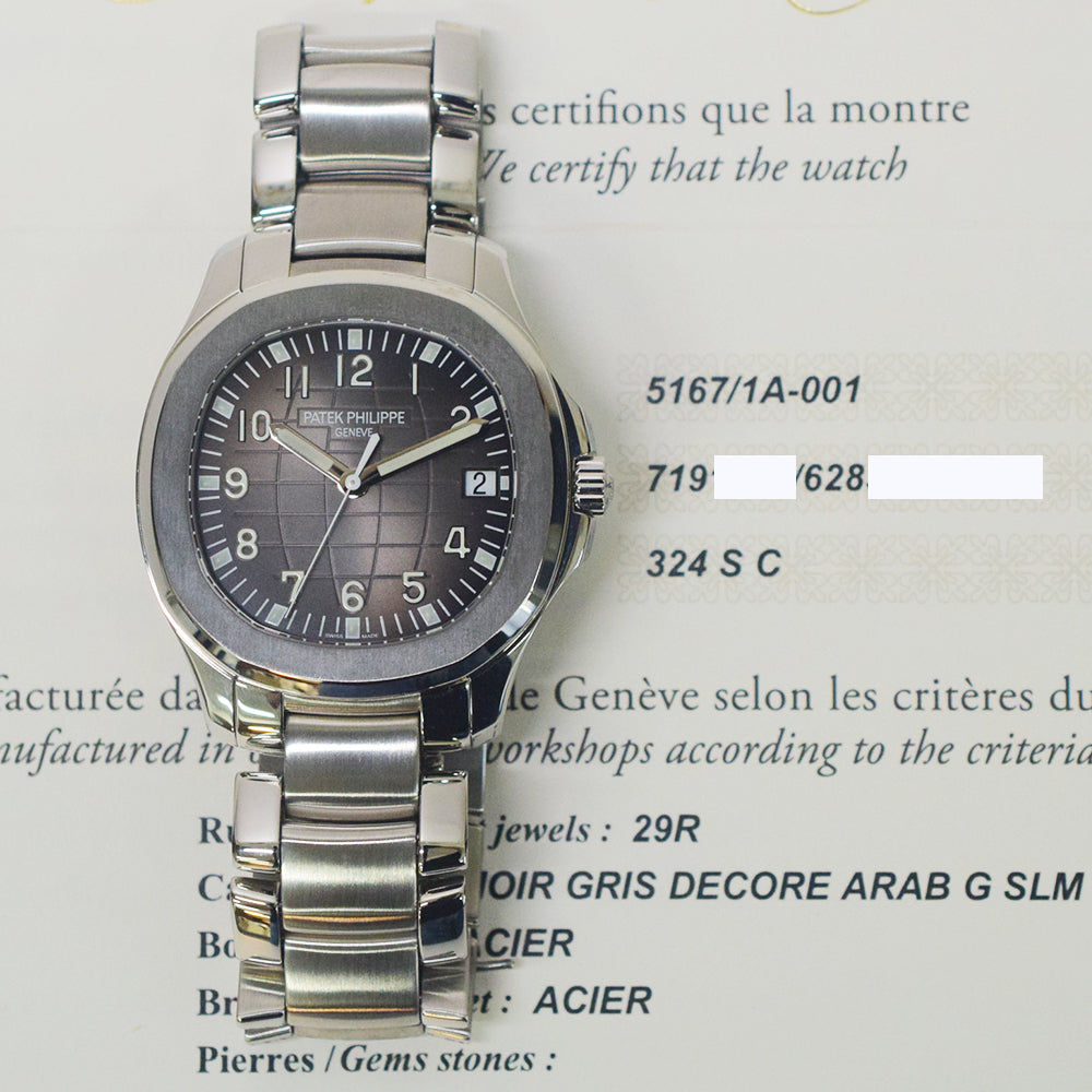 Aquanaut 40.8mm Self Winding Stainless Steel 5167/1A-001