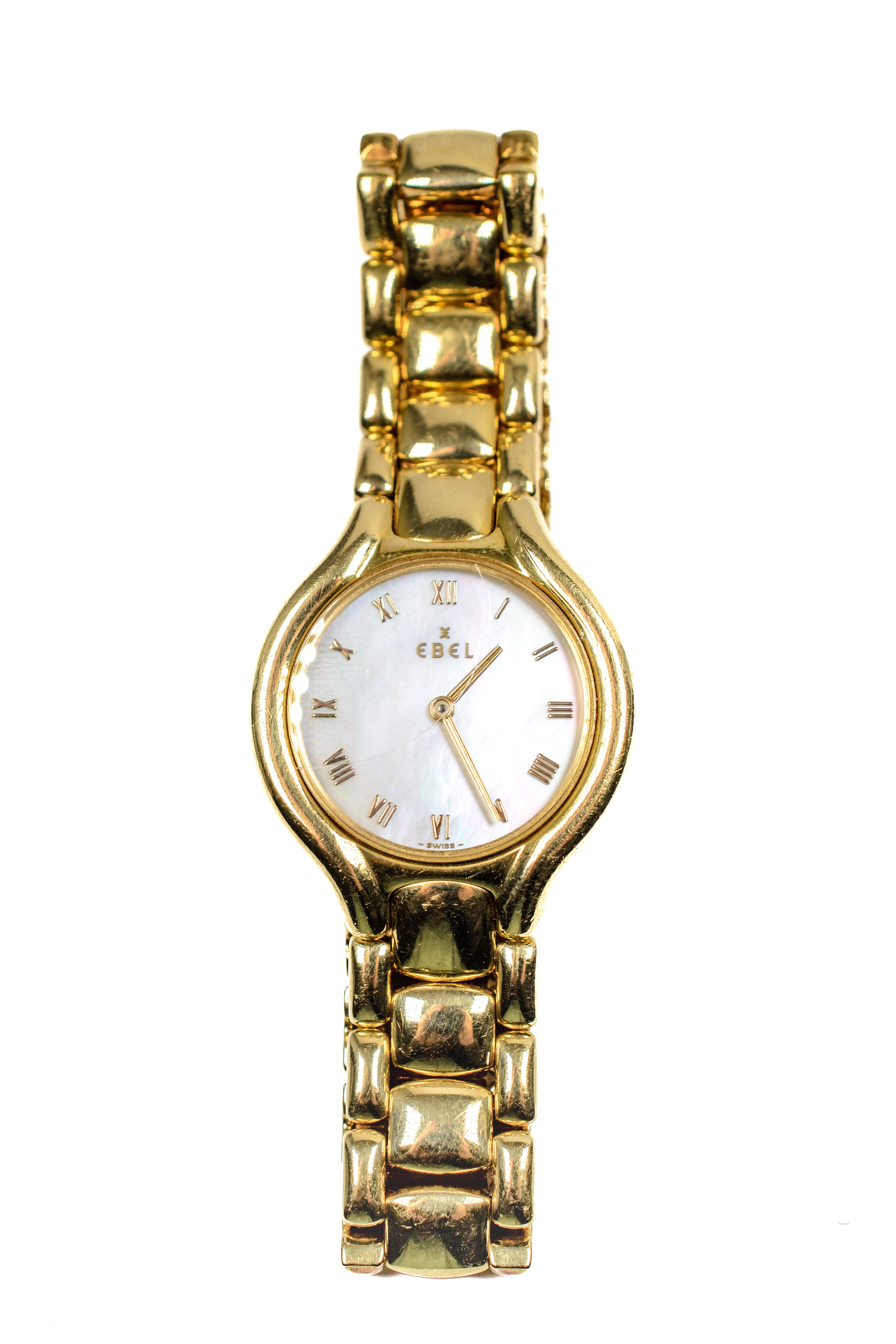 新品同様品 EBEL エベル Beluga Mini ベルーガ ミニ ■ ダイヤ シェル文字盤 レディース 時計 9003418/9996050 □5L EBEL - EBEL エベル ベルーガミニ 希少 美品 48Pダイヤ クォーツ 箱付