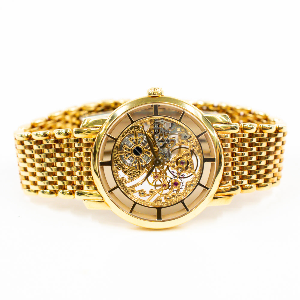 Calatrava Complications 31.5mm Skeleton Dial Yellow Gold 7180/1J-001