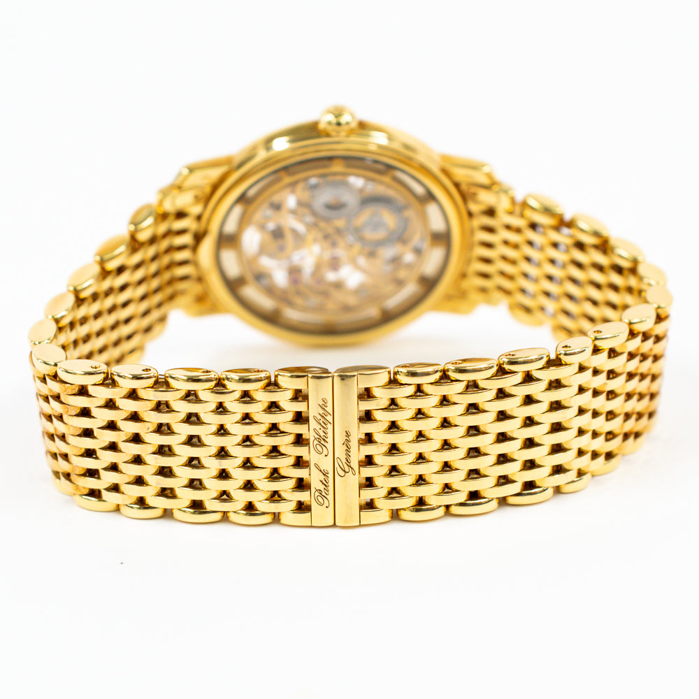 Calatrava Complications 31.5mm Skeleton Dial Yellow Gold 7180/1J-001