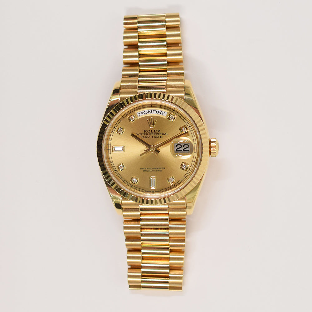 Day-Date President 36mm Yellow Gold 128238A