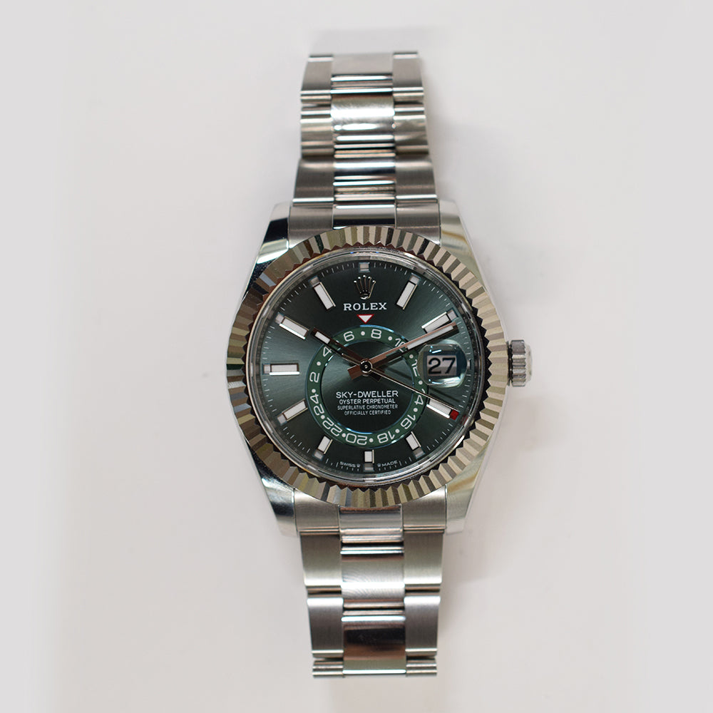 Sky-Dweller Steel and White Gold 336934