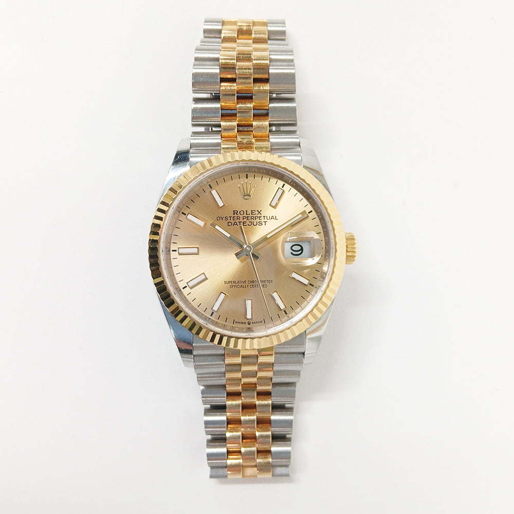 Datejust 36mm Steel and Yellow Gold 126233