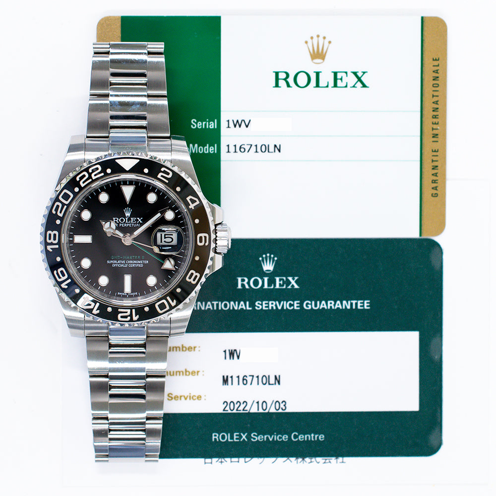 【スーちゃん】ロレックス　116710LN　GMTマスター2 GMT-Master II Steel 116710LN – Golden Anvil Jewelers