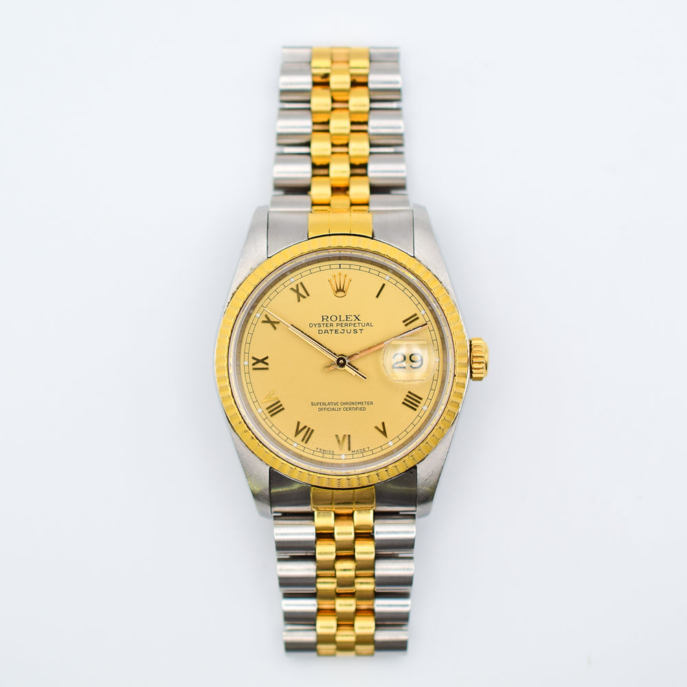 Datejust 36mm Steel and Yellow Gold 16233