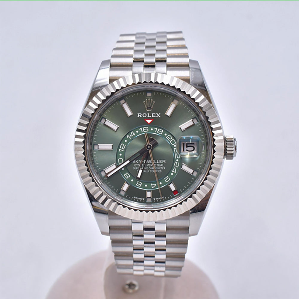 Sky-Dweller Steel and White Gold 336934