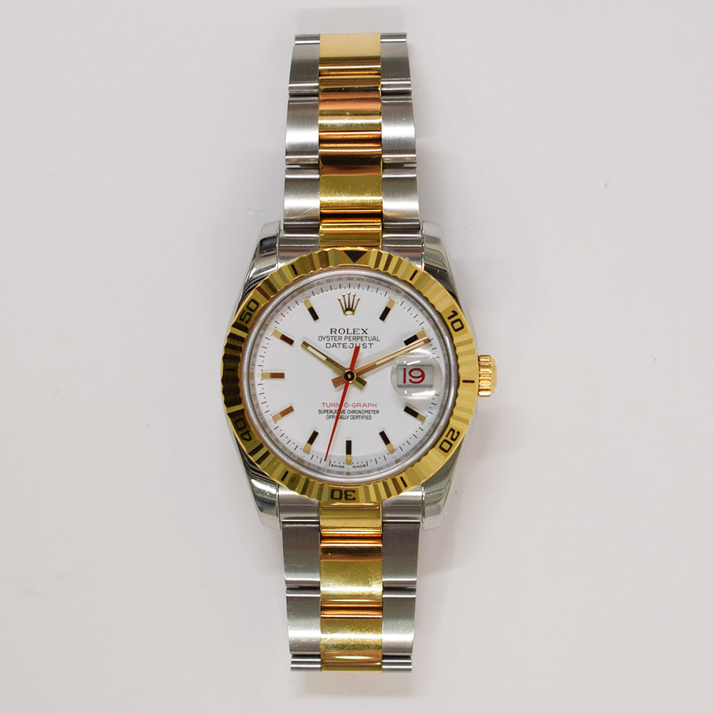 Datejust 36mm Turn-O-Graph Steel and Yellow Gold 116263