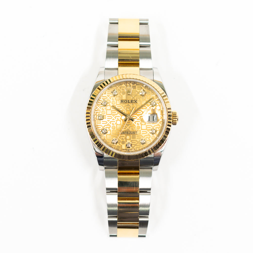 Datejust 36mm Steel and Yellow Gold 126233