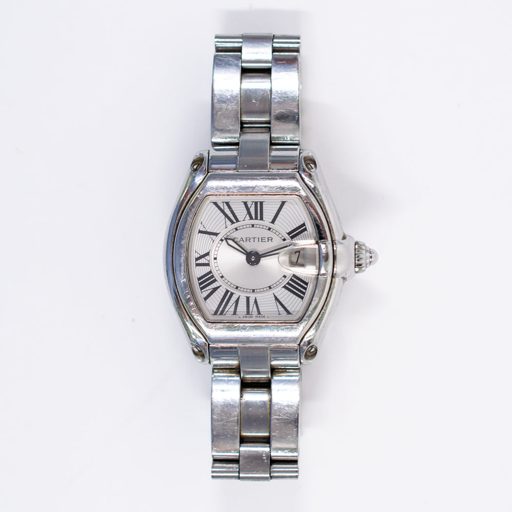 Roadster Steel 36.5mm x 30.5mm Quartz W62016V3