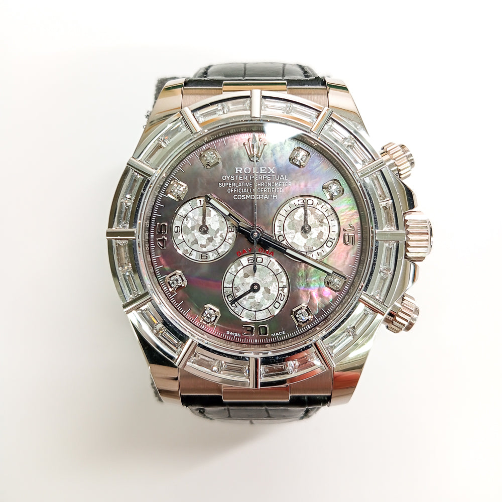 Daytona Diamond Bezel Diamond Dial White Gold 116589BR
