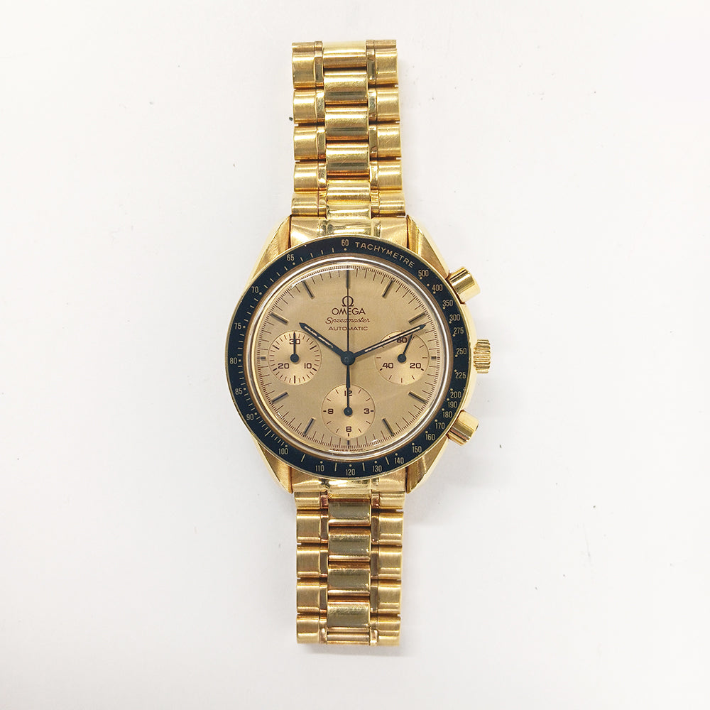 Speedmaster 38mm Steel and Yellow Gold 114.037