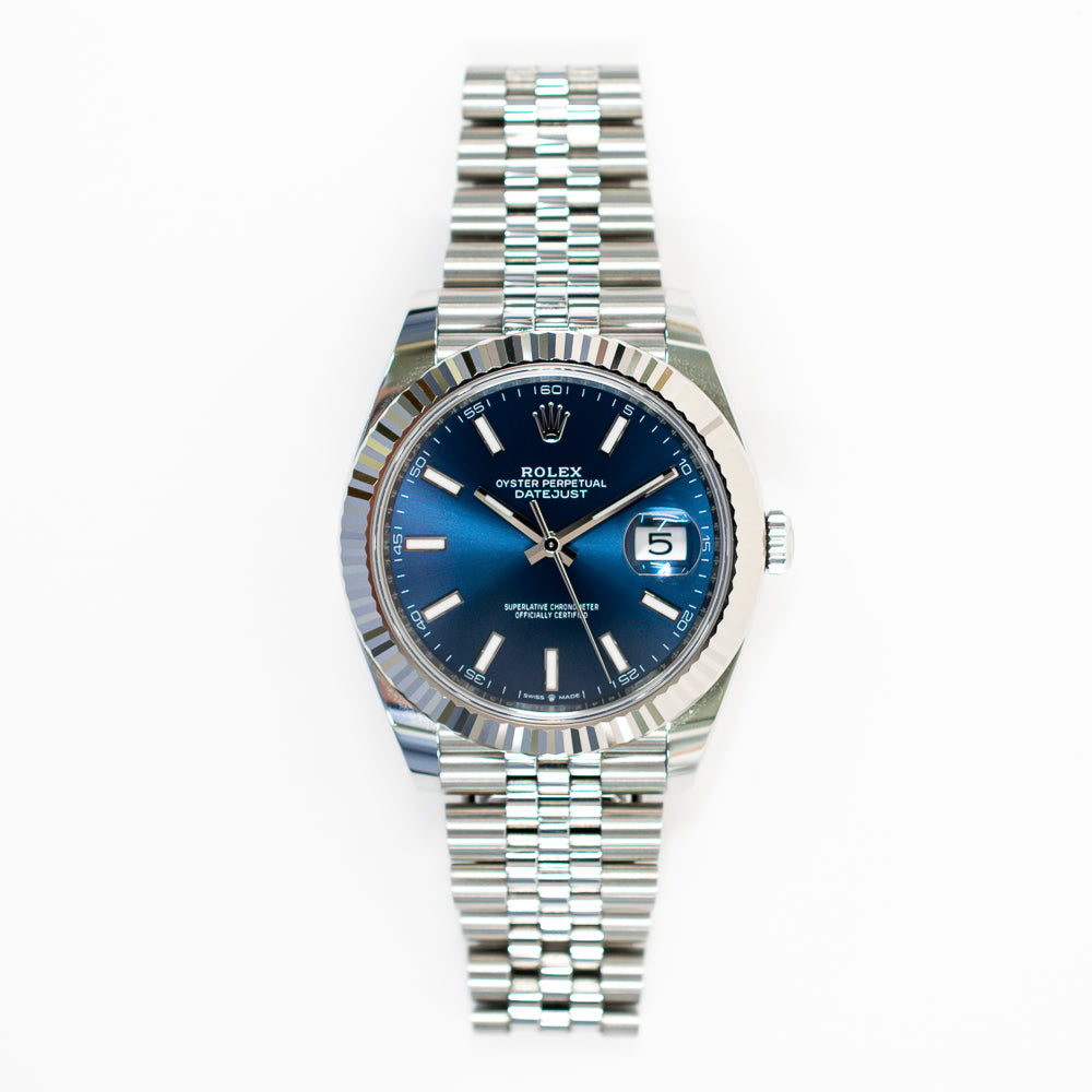 Datejust 41mm Steel and White Gold 126334
