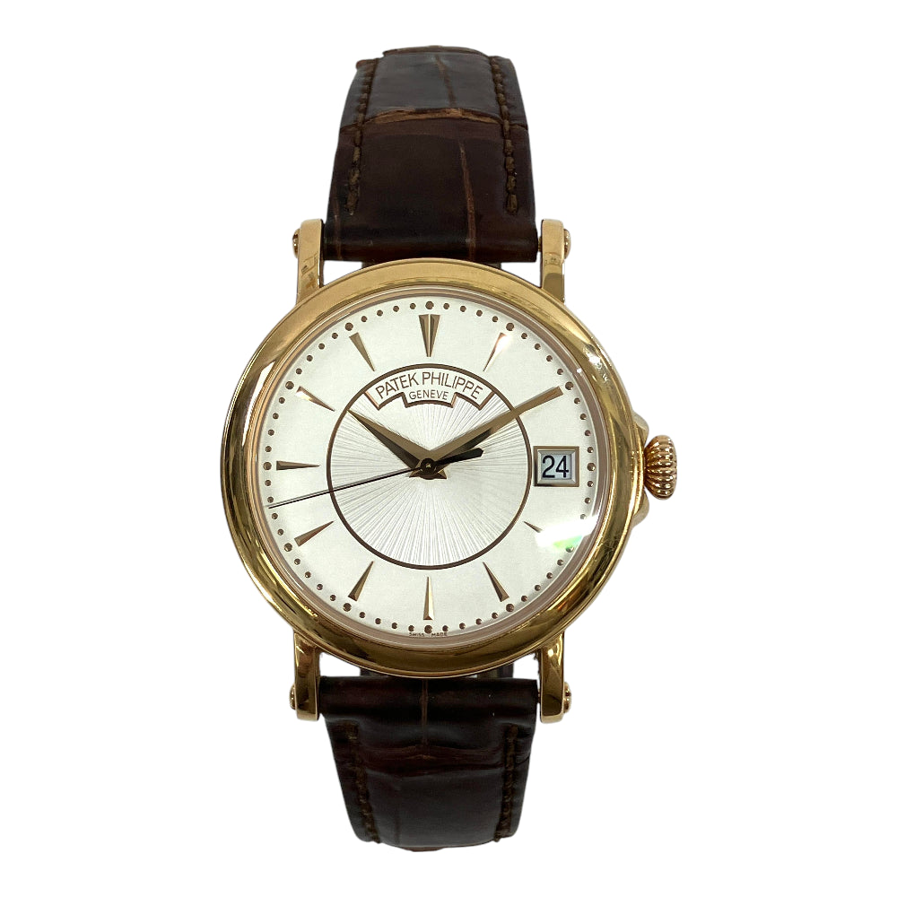 Calatrava Officer's 38mm Rose Gold Self Winding 5153R-001