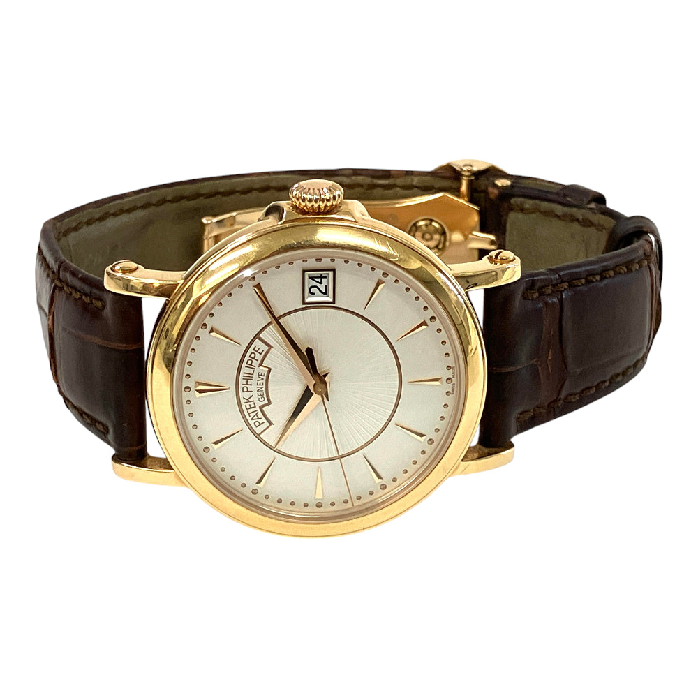 Calatrava Officer's 38mm Rose Gold Self Winding 5153R-001