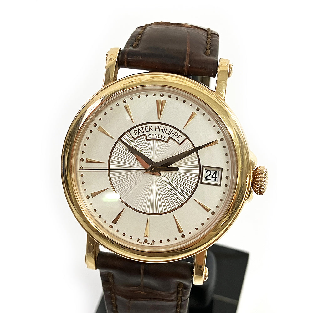 Calatrava Officer's 38mm Rose Gold Self Winding 5153R-001
