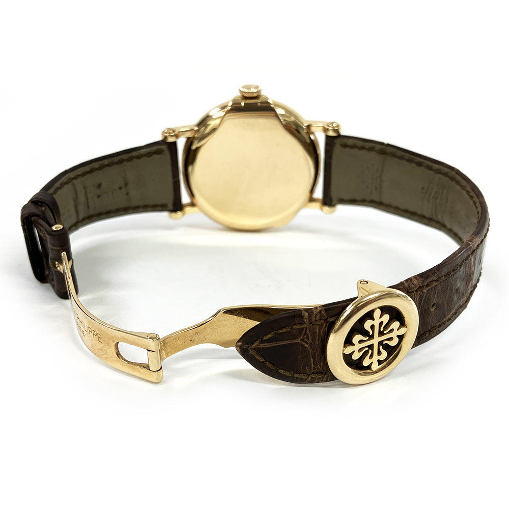 Calatrava Officer's 38mm Rose Gold Self Winding 5153R-001