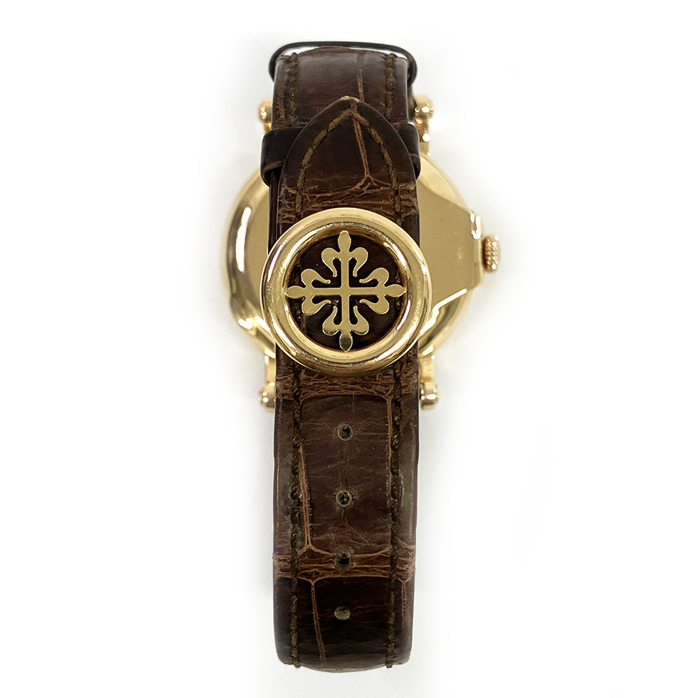 Calatrava Officer's 38mm Rose Gold Self Winding 5153R-001