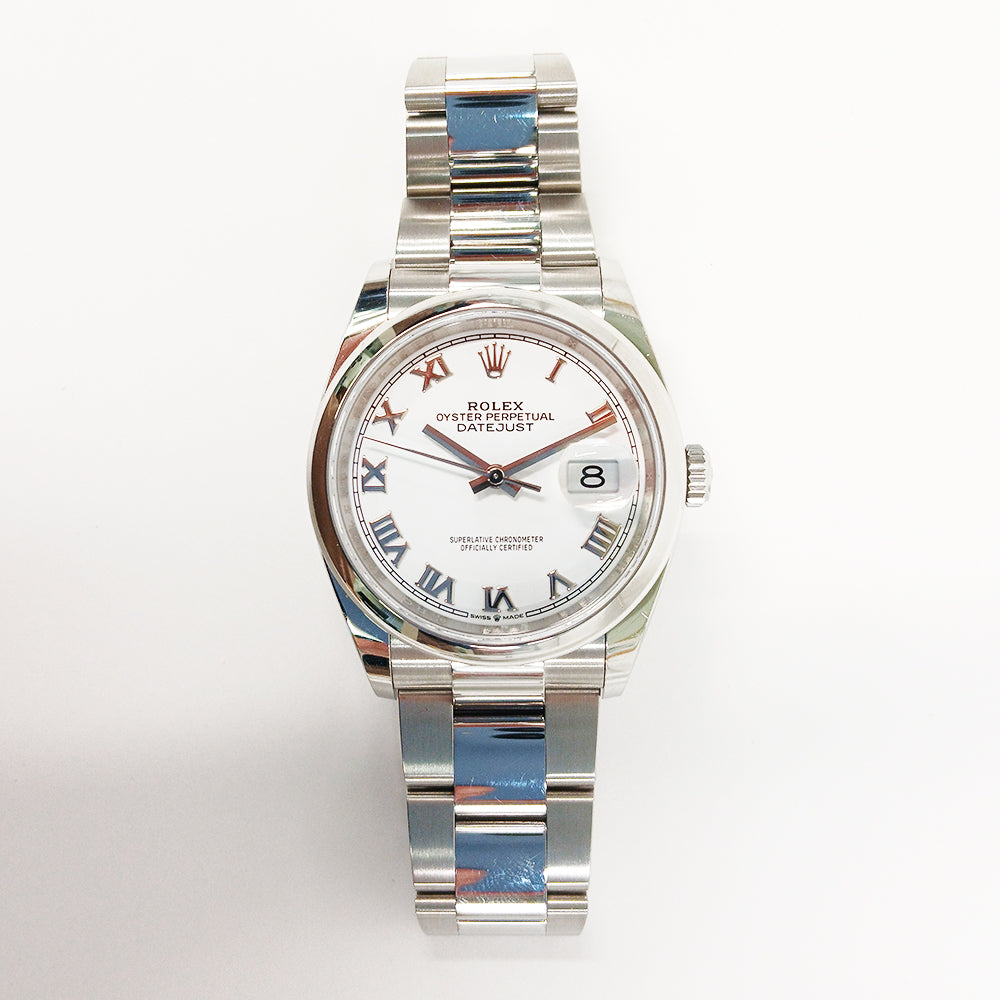 Datejust 36mm Domed Bezel Steel 126200