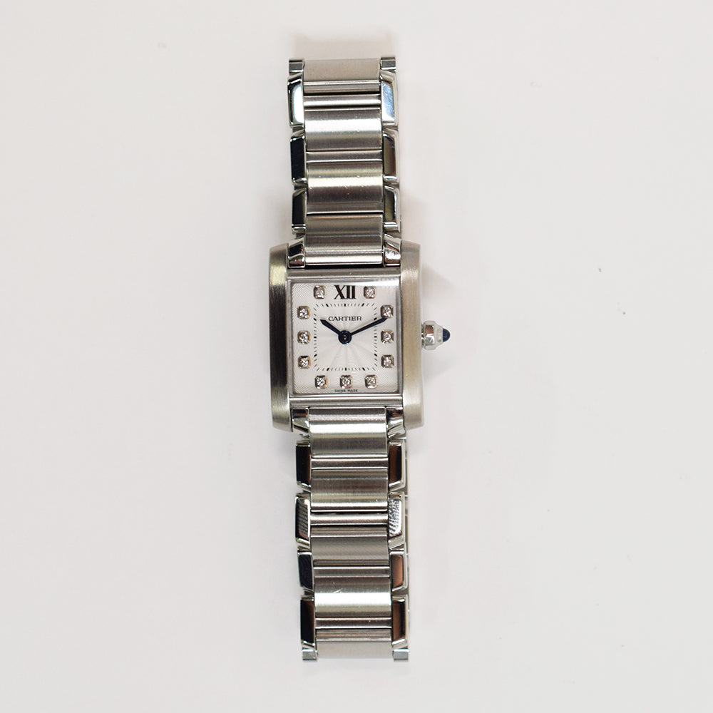 Tank Française Stainless Steel - 25mm x 20mm Quartz WE110006